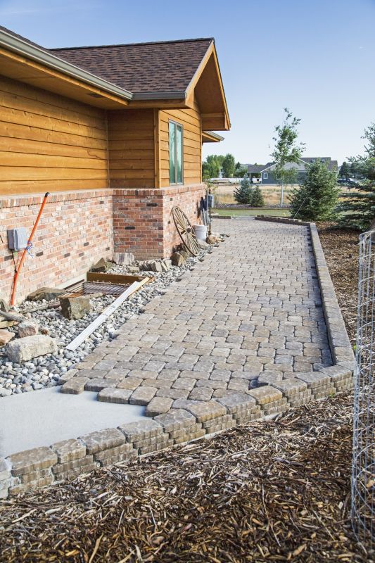 Outdoor Paver Walkway